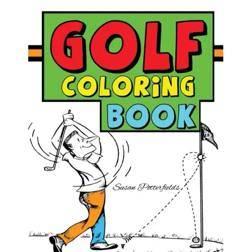 Golf Coloring Book
