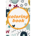 coloring book: for kids and adult:55 drawings to color with some empty pages to practice your drawing skills