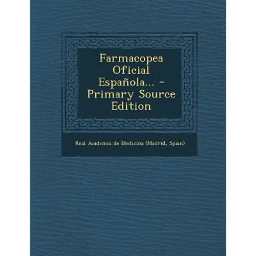 Farmacopea Oficial Española...
