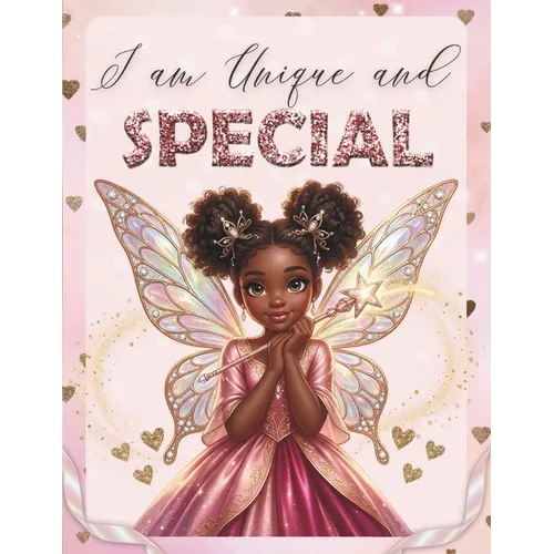 I Am Unique and Special: Positive Affirmations for Brown Girls/Coloring Book African American Children/Self-Esteem and Confidence