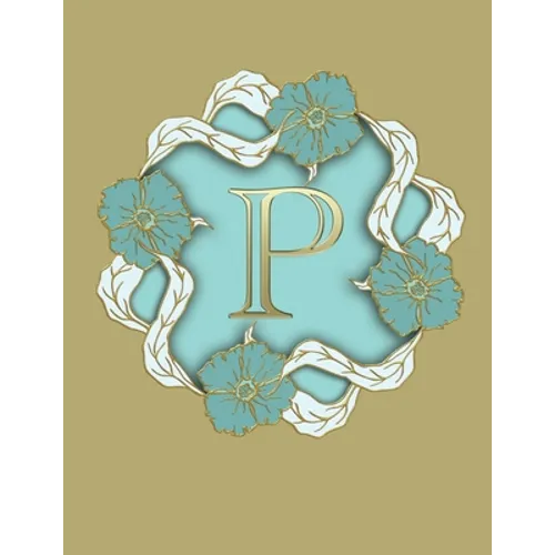 P: 100 Pages 8.5" X 11" Monogram Notebook College Ruled Line Paper