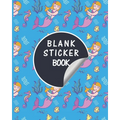 Blank Sticker Book: Mermaid Scales Softcover Blank Sticker Album, Sticker Album For Collecting Stickers For Adults, Blank Sticker ... Coll