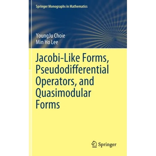 Jacobi-Like Forms, Pseudodifferential Operators, and Quasimodular Forms