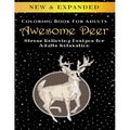 Awesome Deer - Adult Coloring Book: Stress Relieving Designs for Adults Relaxation