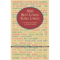 500 Best-Loved Song Lyrics