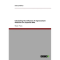 Calculating the influence of improvement measures on corporate KPIs