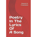 Poetry in the lyrics of a song