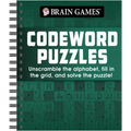 Brain Games - Codeword Puzzle: Unscramble the Alphabet, Fill in the Grid, and Solve the Puzzle!