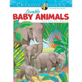 Creative Haven Lovable Baby Animals Coloring Book