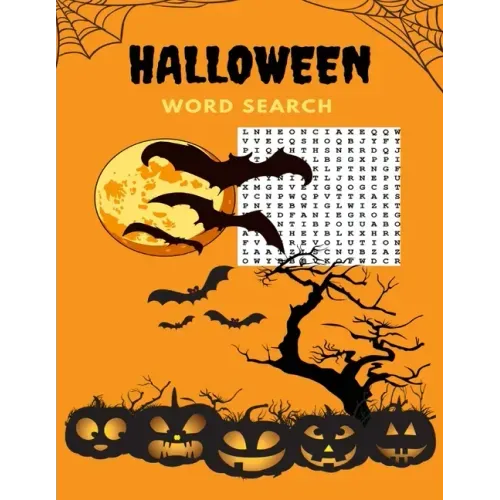 Halloween Word Search: Large Print Word Search Book For Adults, Activity Book with Answer Keys, Large Print Word Search Book Large Print Hall