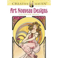 Creative Haven Art Nouveau Designs Coloring Book