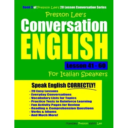 Preston Lee's Conversation English For Italian Speakers Lesson 41 - 60
