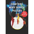 Countries Word Search Puzzles All the World: 6x9' 100 pages Word Search Book Puzzle for Kids Age 8 up and Adults, Educational Notebook in Matt Cover