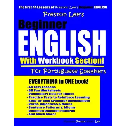 Preston Lee's Beginner English With Workbook Section For Portuguese Speakers