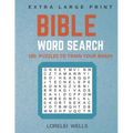Bible Word Search: 100 Extra Large Print Puzzles to Train Your Brain