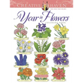 Creative Haven a Year in Flowers Coloring Book