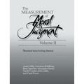 The Measurement of Moral Judgement: Volume 2, Standard Issue Scoring Manual