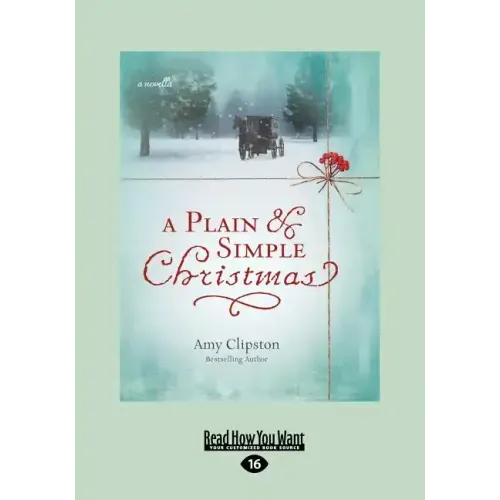 A Plain & Simple Christmas (Large Print 16pt)