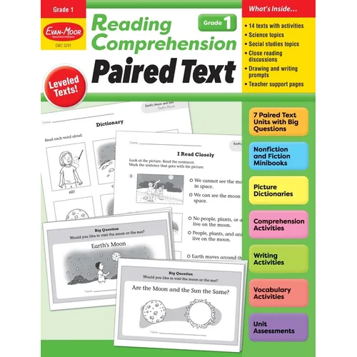 Reading Comprehension: Paired Text, Grade 1 Teacher Resource