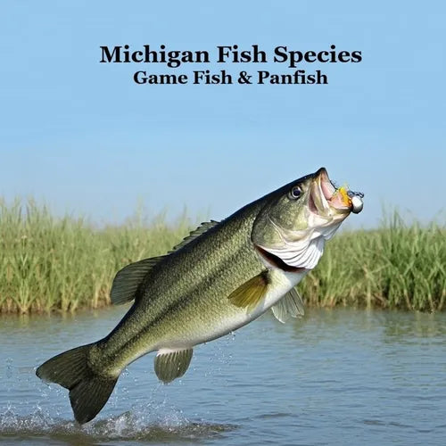 Michigan Game Fish and Panfish Species Kids Book: Great Book About the Different Types of Fish in Michigan