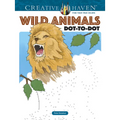 Creative Haven Wild Animals Dot-To-Dot Coloring Book