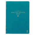 Nlt, the Spiritual Growth Bible (Faux Leather, Teal)