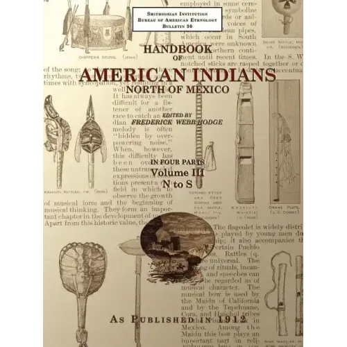 Handbook of American Indians North of Mexico V. 3/4