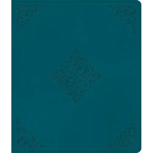 ESV Journaling Bible (Trutone, Deep Teal, Fleur-De-Lis Design)