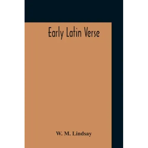 Early Latin Verse