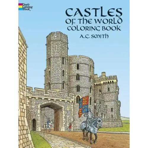 Castles of the World Coloring Book