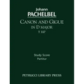 Canon and Gigue in D major, T 337: Study score
