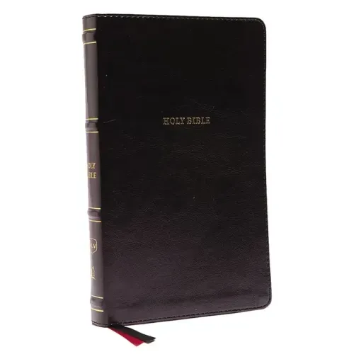 Nkjv, Thinline Bible, Leathersoft, Black, Red Letter Edition, Comfort Print: Holy Bible, New King James Version
