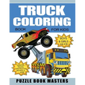 Truck Coloring Book for Kids: Boys and Girls 4-8, 8-10: Monster Trucks, Construction, Big Rigs and More