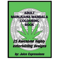 Adult Marijuana Mandala Colouring Book