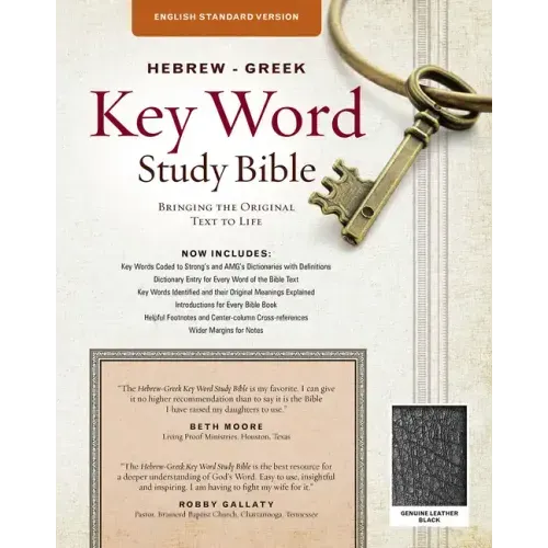 Hebrew-Greek Key Word Study Bible-ESV: Key Insights Into God's Word