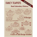 Fancy Teapots Hand Embroidery Patterns