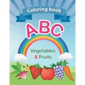 Coloring book: ABC Vegetables & Fruits coloring book: high-quality. for kids ages 2-6, 2020 high-quality. Toddler ABC coloring book A