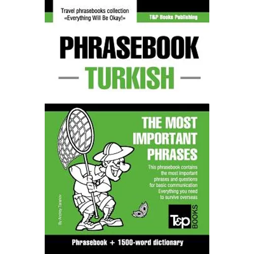 English-Turkish phrasebook and 1500-word dictionary
