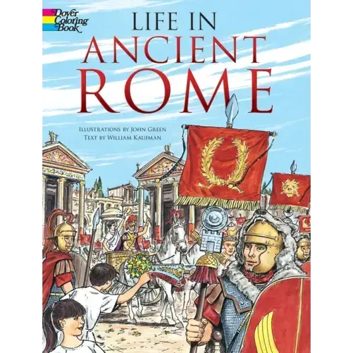 Life in Ancient Rome Coloring Book