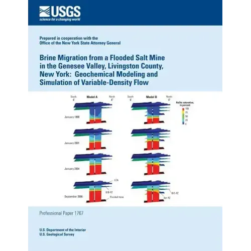 Brine Migration from a Flooded Salt Mine in the Genesee Valley, Livingston County, New York: Geochemical Modeling and Simulation of Variable-Density F