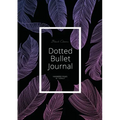 Dotted Bullet Journal: Medium A5 - 5.83X8.27 (Purple Feathers)