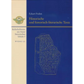 Historische Und Historisch-Literarische Texte