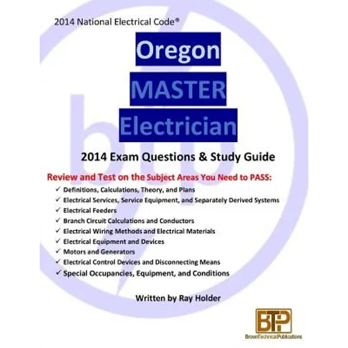 Oregon 2014 Master Electrician Study Guide
