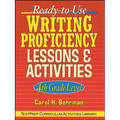 Ready-To-Use Writing Proficiency Lessons and Activities: 4th Grade Level