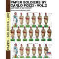 Paper Soldiers by Carlo Pozzi - Vol. 2: Uniforms of XX century