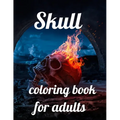 Skull coloring book for adults: A Coloring Book of 35 Unique skull Coe Stress relief Book Designs Paperback