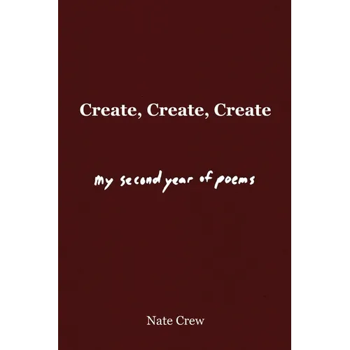 Create, Create, Create: My Second Year of Poems
