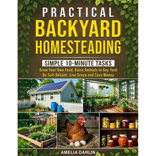 Practical Backyard Homesteading: Simple 10-Minute Tasks to Grow Your Own Food, Raise Animals in ANY Yard, be Self-Reliant, Live Green and Save Money