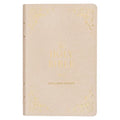 KJV Holy Bible, Standard Size Faux Leather Red Letter Edition Thumb Index, Ribbon Marker, King James Version, Pearlescent Taupe