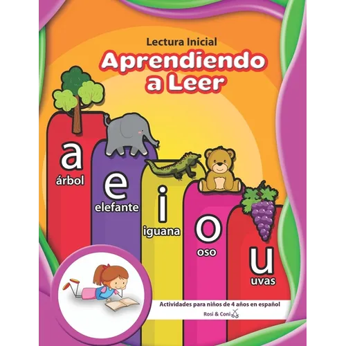 Lectura Inicial Aprendiendo a Leer Actividades para niños de 4 años en español
